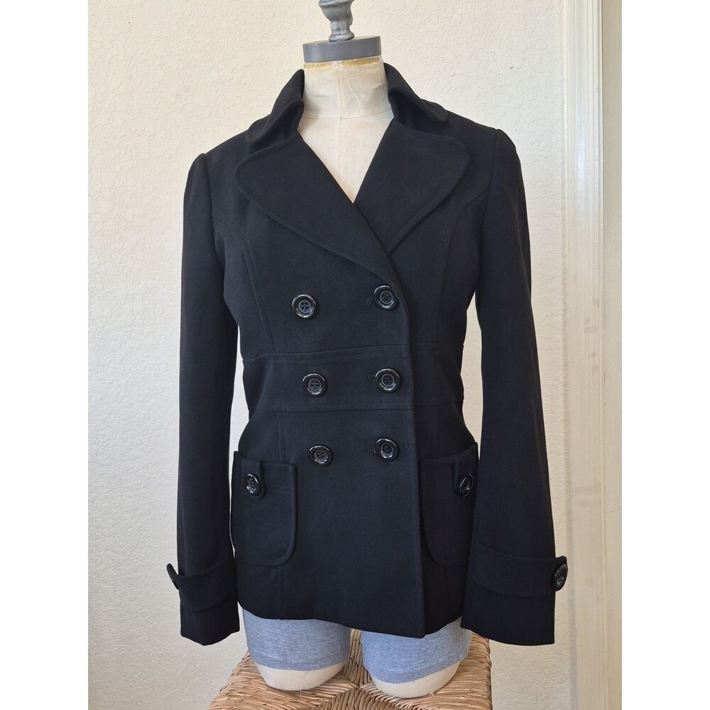 Forever 21, Y2k, Double Breasted, Wool Appearance Jacket Sz S/M